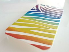 uv平板打印機(jī)如何打印手機(jī)殼浮雕效果？